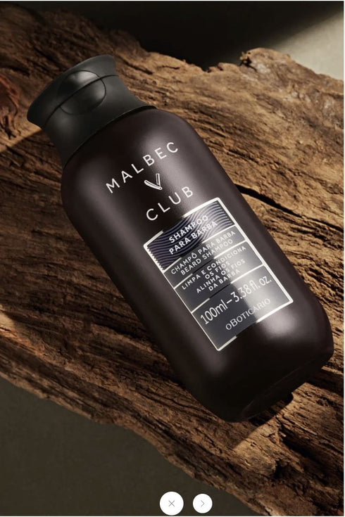 Kit Malbec Beard Shampoo + Modelling Paste + Body Moisturizing